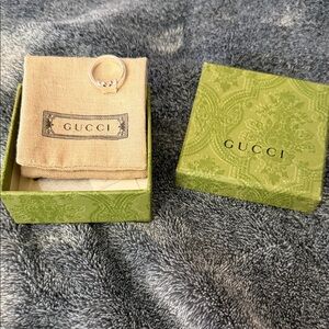 Gucci butterfly ring size 17/us 8
